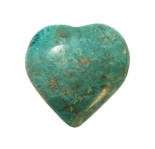 Load image into Gallery viewer, Chrysocolla Puffy Heart. Help from Fairy Kingdom
