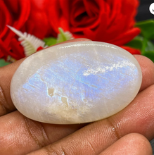 Load image into Gallery viewer, Rainbow Moonstone Cabochon in Oval Shape