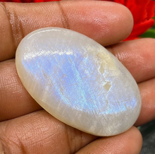 Load image into Gallery viewer, Rainbow Moonstone Cabochon in Oval Shape