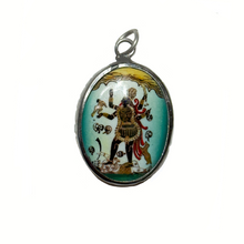 Load image into Gallery viewer, Goddess Kali Pendant Enameled