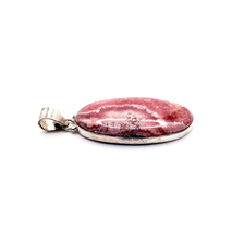 Load image into Gallery viewer, Rhodochrosite Pendant in Sterling Silver