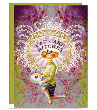 Load image into Gallery viewer, Whimsical Card Papaya Art 5x7 Greeting Card