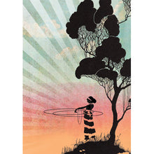 Load image into Gallery viewer, Whimsical Card Papaya Art 5x7 Greeting Card