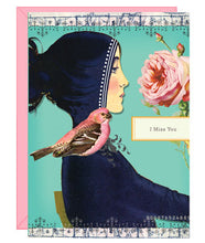 Load image into Gallery viewer, Whimsical Card Papaya Art 5x7 Greeting Card