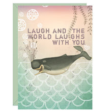 Load image into Gallery viewer, Whimsical Card Papaya Art 5x7 Greeting Card