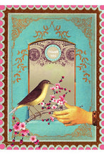 Load image into Gallery viewer, Whimsical Card Papaya Art 5x7 Greeting Card