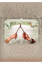 Load image into Gallery viewer, Whimsical Card Papaya Art 5x7 Greeting Card