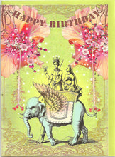 Load image into Gallery viewer, Whimsical Card Papaya Art 5x7 Greeting Card