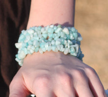 Load image into Gallery viewer, Genuine Gemstone Stretch Bracelet