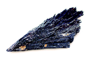 Black Kyanite Specimen - Looks like sparkly feathers