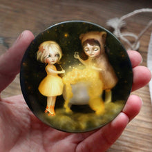 Load image into Gallery viewer, Little Bear Pocket Mirror - Contemplating a Solo Career