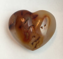 Load image into Gallery viewer, Carnelian Puffy Heart 57.5mm wide