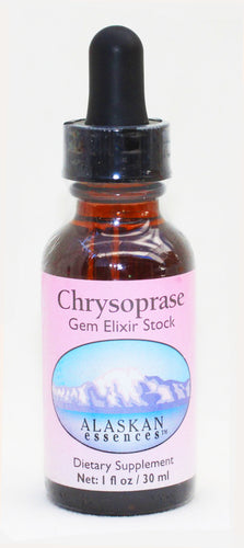 Chrysoprase Gem Elixir 1 oz Alaskan Essences