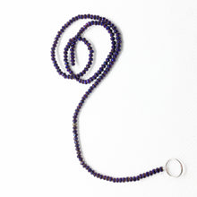 Load image into Gallery viewer, Cobalt Royal Aura Agate 3mm Round Faceted Beads