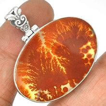 Load image into Gallery viewer, Dendrite Agate Pendant in Sepia