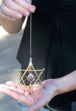 Load image into Gallery viewer, Merkaba Mobile for Greater Brain Accessibility: Sacred Geometry Star of David