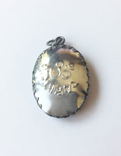 Load image into Gallery viewer, Lord Ganesh in Yellow Pants Enameled Brass Deity Pendant