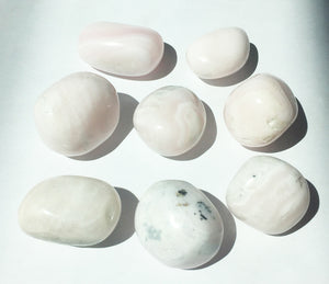 Mangano Pink Calcite Tumbled Stone