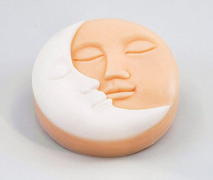 Kiss the Moon Vegan Soap in Peach Orange and White