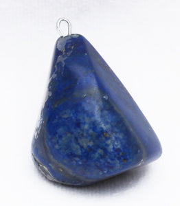 Lapis Lazuli Pendant tumbled free-form Lapis Stone