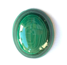 Load image into Gallery viewer, Malachite Cabochon with Bull's Eye