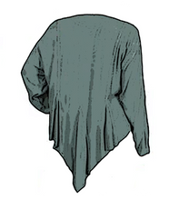 Load image into Gallery viewer, Tienda Ho Moroccan Sage Green Cotton Rayon Najma Tunic Top that is reminiscent of Sherwood Forest