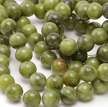 Load image into Gallery viewer, Serpentine Beads 10mm round beads