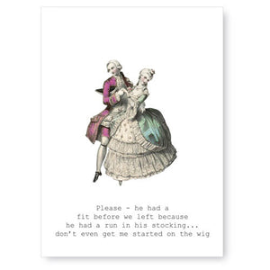 Victorian Blank Greeting Cards with Glittered Embellishment