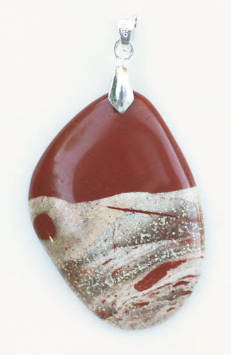 Rainbow Jasper Free-Form Shaped Pendant Brings Out Your Inner Kevin Kline, Stephen Fry or Alec Baldwin