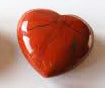 Load image into Gallery viewer, Red Jasper Puffy Heart  for Increased Confidence, Drive and Ambition