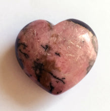 Load image into Gallery viewer, Rhodonite Puffy Heart 31mm
