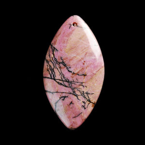 Rhodonite Focal Bead for Musicians and Linguists