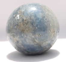 Load image into Gallery viewer, Blue Calcite Sphere for Easier Detox - Put in your Bath or Foot Bath!