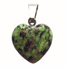 Load image into Gallery viewer, Ruby Zoisite Pendant Heart