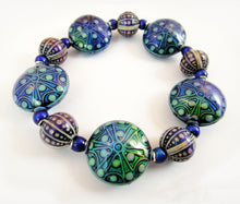 Load image into Gallery viewer, Sea Urchin Mirage Bead Bracelet in size medium
