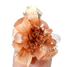 Load image into Gallery viewer, Aragonite Ring Natural Cluster Sterling Silver Size 9