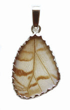 Load image into Gallery viewer, Pearl Blue Morpho Butterfly Pendant in size Small