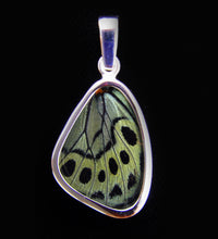 Load image into Gallery viewer, Butterfly Wing Pendant Peacock Butterfly Size Small