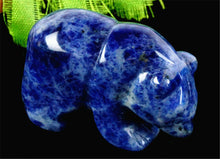 Load image into Gallery viewer, Sodalite Bear Figurine 1.5 inches long