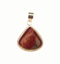 Load image into Gallery viewer, Red Snakeskin Jasper Pendant
