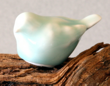 Load image into Gallery viewer, Celadon Porcelain Bird Figurine No. 2