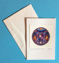 Load image into Gallery viewer, Whimsical Art Print Tarot Card from Lindy Longhurst Art The Empress Spiritual Greeting Card