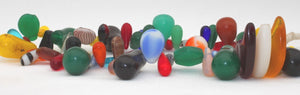 African Wedding Beads Necklace of Antique Czech Glass Beads