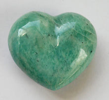 Load image into Gallery viewer, Amazonite Mini Puffy Heart - Awaken your Inner Spiritual Warrior