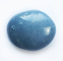 Load image into Gallery viewer, Angelite Palm Stone 1.75 inches long