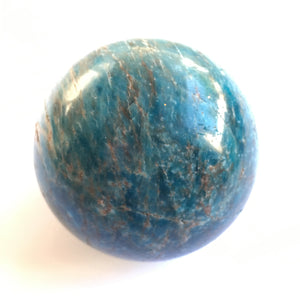 Blue Apatite Sphere 2 Inch diameter