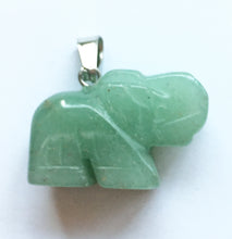 Load image into Gallery viewer, Gemstone Elephant Charm or Pendant