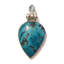 Load image into Gallery viewer, Table Mountain Shadowkite Pendant with London Blue Topaz accent