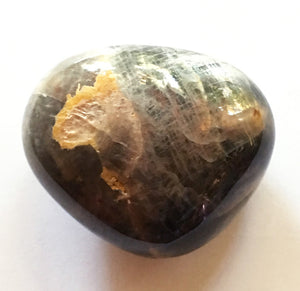 Black Moonstone Palm Stone 2.39 inches