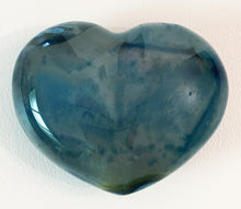 Load image into Gallery viewer, Blue Agate Puffy Heart No. 15